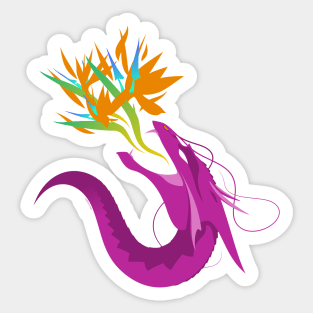 Strelitzia dragon Sticker